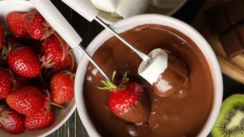 Traditional Swiss Chocolate Fondue