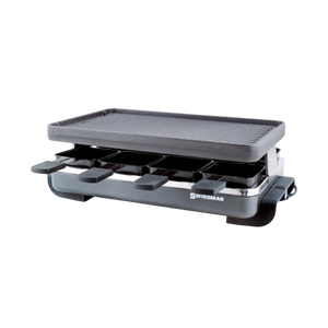 Raclette Grill |  Reversible Cast Iron Top | Classic 8-Person | Anthracite Black | Swissmar