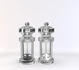 Salt and Pepper Mills | Clear Acrylic | 605 Precision | Cole & Mason
