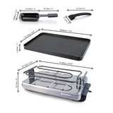 Raclette Grill | Aluminum Non-Stick Top | Classic Stainless Steel | Swissmar