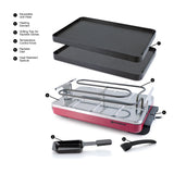 Raclette Grill | Aluminum Non-Stick Top | Classic Red | Swissmar