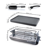 Raclette Grill |  Reversible Cast Iron Top | Classic 8-Person | Anthracite Black | Swissmar