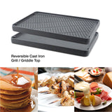 Raclette Grill |  Reversible Cast Iron Top | Classic 8-Person | Anthracite Black | Swissmar
