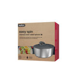 Easy Spin® Salad Spinner | Stainless Steel | Zyliss