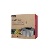 Swift Dry Salad Spinner | Stainless Steel | Zyliss
