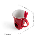 4-Piece Chocolate Fondue Set | Sweetheart | Swissmar