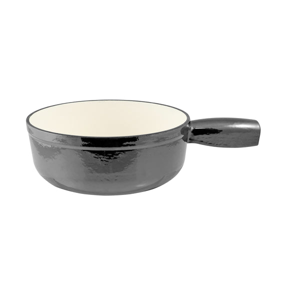 Cast Iron Replacement Fondue Pot | Lugano | Metallic Black | Swissmar