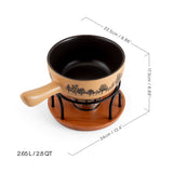 9-Piece Ceramic Fondue Set | JURA | Swissmar