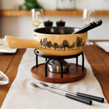 9-Piece Ceramic Fondue Set | JURA | Swissmar