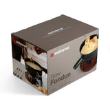 9-Piece Cast Iron Fondue Set | Green | TICINO | Swissmar