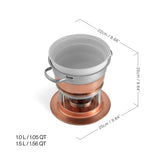 11-Piece Copper Fondue Set | Lausanne | Swissmar