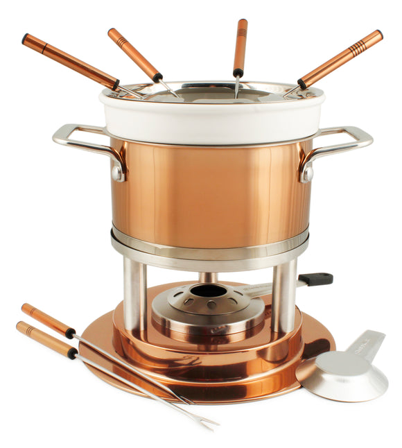 11-Piece Copper Fondue Set | Bern | Swissmar