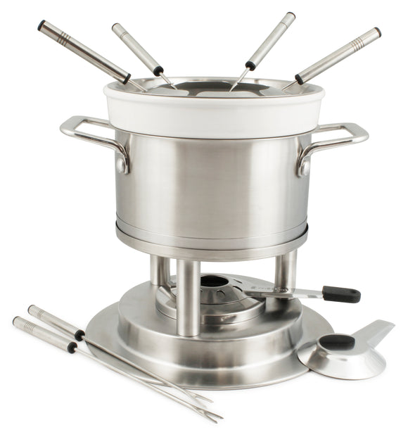 11-Piece Stainless Steel Fondue Set | Basel | Swissmar