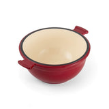 10-Piece Cast Iron Fondue Set | Lucerne | Cherry Red | Swissmar