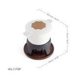 Cast Iron Fondue Set |  Sierra | Matte White | Swissmar