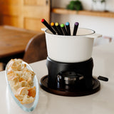 Cast Iron Fondue Set |  Sierra | Matte White | Swissmar