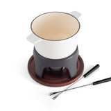 Cast Iron Fondue Set |  Sierra | Matte White | Swissmar