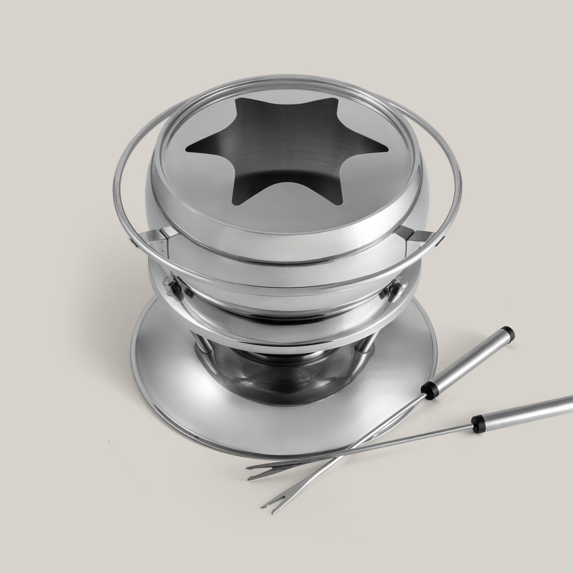 11-Piece Stainless Steel Fondue Set | Zuri | Swissmar
