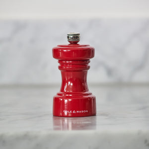 Salt and Pepper Mill | Red Gloss Finish | Hoxton | Cole & Mason