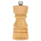 Salt Shaker & Pepper Mill Set | Natural Beech | 130mm / 5in | London | Cole & Mason
