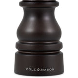 Salt Shaker & Pepper Mill Set | Chocolate Wood | 130mm / 5in | London | Cole & Mason