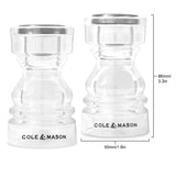 Mini Salt and Pepper Shaker Set | Acrylic | 86mm / 3in | London | Cole & Mason