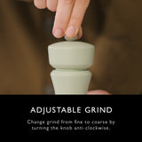 Salt and Pepper Mill | Sage | Kenton | Cole & Mason