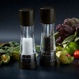 Salt and Pepper Mill | Acrylic and Black Wood | Derwent | Cole & Mason