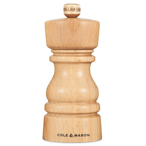 Salt and Pepper Mill | Natural Wood Stain Finish | London | Cole & Mason