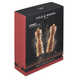 Salt and Pepper Mill | Natural Wood Stain Finish | London | Cole & Mason