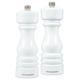 Salt and Pepper Mill | White Gloss Finish | London | Cole & Mason