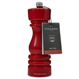 Salt and Pepper Mill | Red Gloss Finish | London | Cole & Mason