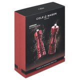 Salt and Pepper Mill | Red Gloss Finish | London | Cole & Mason