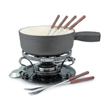 Cast Iron Fondue Set | Lugano | Matte Black | Swissmar