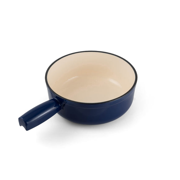 Cast Iron Replacement Fondue Pot | Lugano | Deep Blue | Swissmar