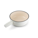 9-Piece Cast Iron Fondue Set | Lugano | Matte White | Swissmar