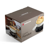 9-Piece Cast Iron Fondue Set | Lugano | Matte White | Swissmar