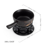 9-Piece Ceramic Fondue Set | Gruyère | Swissmar