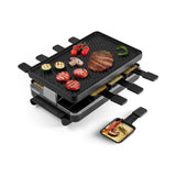 Raclette Grill |  Reversible Cast Iron Top | Classic 8-Person | Anthracite Black | Swissmar