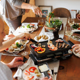 Raclette Grill |  Reversible Cast Iron Top | Classic 8-Person | Anthracite Black | Swissmar