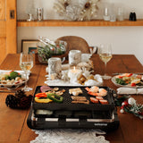 Raclette Grill |  Reversible Cast Iron Top | Classic 8-Person | Anthracite Black | Swissmar