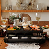 Raclette Grill |  Reversible Cast Iron Top | Classic 8-Person | Anthracite Black | Swissmar