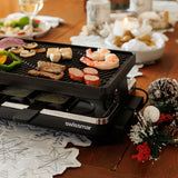 Raclette Grill |  Reversible Cast Iron Top | Classic 8-Person | Anthracite Black | Swissmar