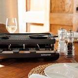 Raclette Grill |  Reversible Cast Iron Top | Classic 8-Person | Anthracite Black | Swissmar