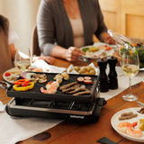 Raclette Grill |  Reversible Cast Iron Top | Classic 8-Person | Anthracite Black | Swissmar