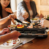 Raclette Grill |  Reversible Cast Iron Top | Classic 8-Person | Anthracite Black | Swissmar