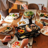 Raclette Grill |  Reversible Cast Iron Top | Classic 8-Person | Anthracite Black | Swissmar