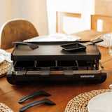 Raclette Grill | Aluminum Non-Stick Top | Classic Black | Swissmar