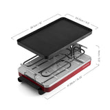 Raclette Grill | Aluminum Non-Stick Top | Classic Red | Swissmar