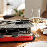 Raclette Grill |  Granite Top | Classic Red | Swissmar